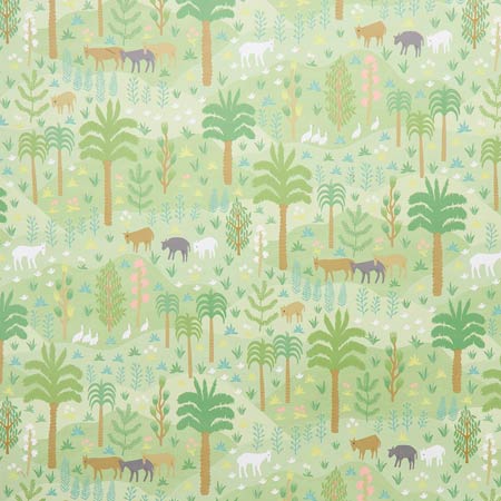 5013980 LAS COLINAS Green Schumacher Wallpaper