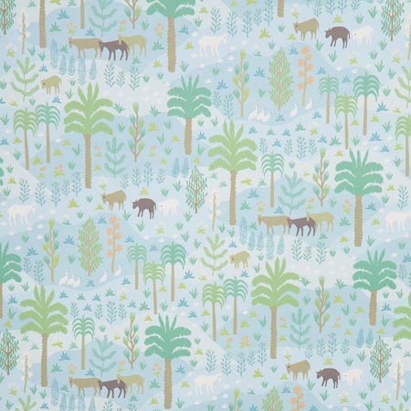 5013981 LAS COLINAS Blue Schumacher Wallpaper