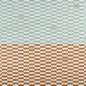 5014260 GAMBIT PANEL Teal Earthy Brown Schumacher Wallpaper