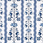 5014380 DELFT WAVES Blue Schumacher Wallpaper