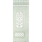 5014390 BAMBOO TRELLIS PANEL A Green Schumacher Wallpaper