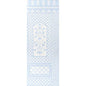 5014391 BAMBOO TRELLIS PANEL A Blue Schumacher Wallpaper