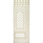 5014402 BAMBOO TRELLIS PANEL B Neutral Schumacher Wallpaper