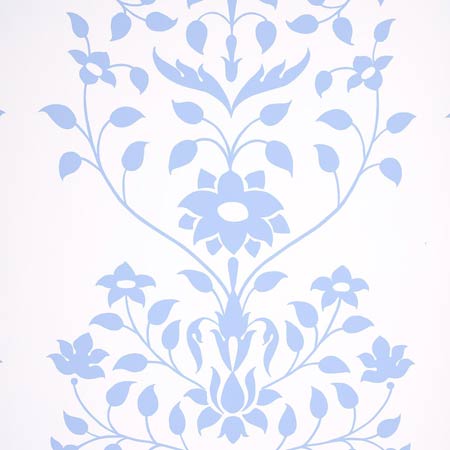 5014460 JAIPUR MUGHAL FLOWER Blue Schumacher Wallpaper