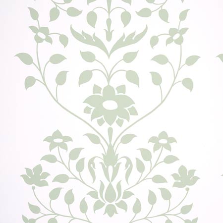 5014461 JAIPUR MUGHAL FLOWER Green Schumacher Wallpaper