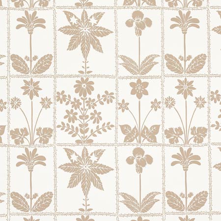 5014821 GEORGIA WILDFLOWERS Neutral Schumacher Wallpaper