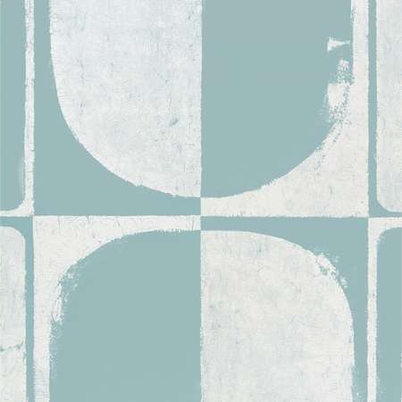 5014902 THE CLOISTERS PANEL SET Soft Blue Schumacher Wallpaper