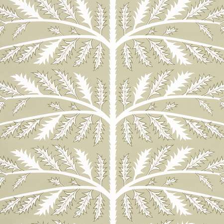 5014951 THISTLE Neutral Schumacher Wallpaper