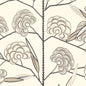 5015031 JACOB'S TREE Black Cream Schumacher Wallpaper