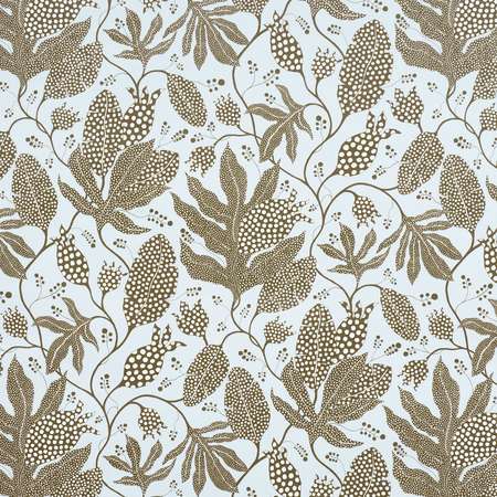 5015461 POLKA DOT JUNGLE Brown Sky Schumacher Wallpaper