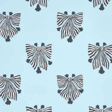 5015470 BOW-WOW-WOW Aqua Schumacher Wallpaper