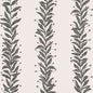 5015490 TENDRIL STRIPE Black Cream Schumacher Wallpaper