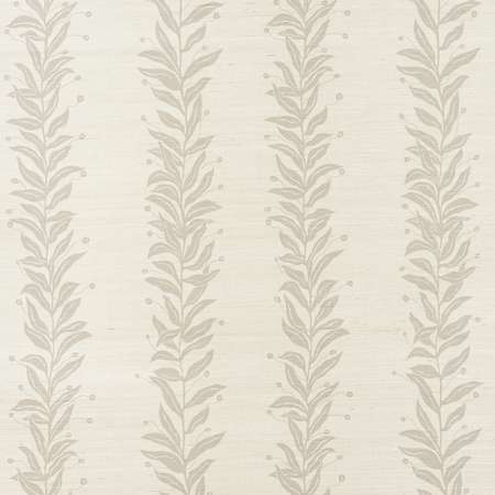 5015561 TENDRIL STRIPE SISAL Natural Schumacher Wallpaper