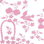 5050-05WP BIRDS II Pink On White Quadrille Wallpaper