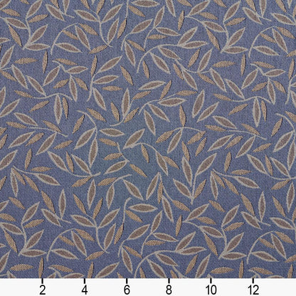 5200 Leaves Wedgewood Blue Charlotte Fabrics