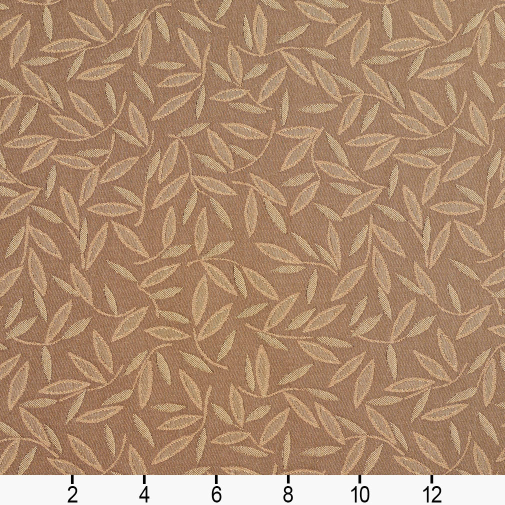 5201 Leaves Khaki Brown Charlotte Fabrics