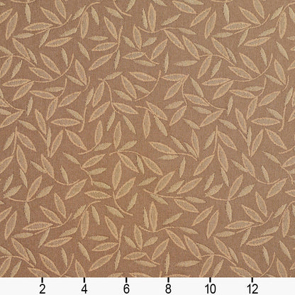 5201 Leaves Khaki Brown Charlotte Fabrics