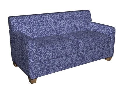 5204 Leaves Sapphire Blue Charlotte Fabrics
