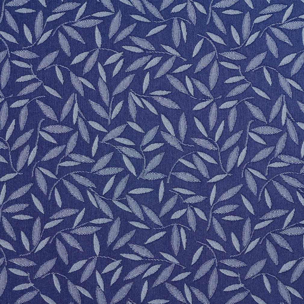 5204 Leaves Sapphire Blue Charlotte Fabrics