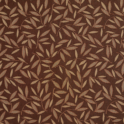5206 Leaves Sable Brown Charlotte Fabrics
