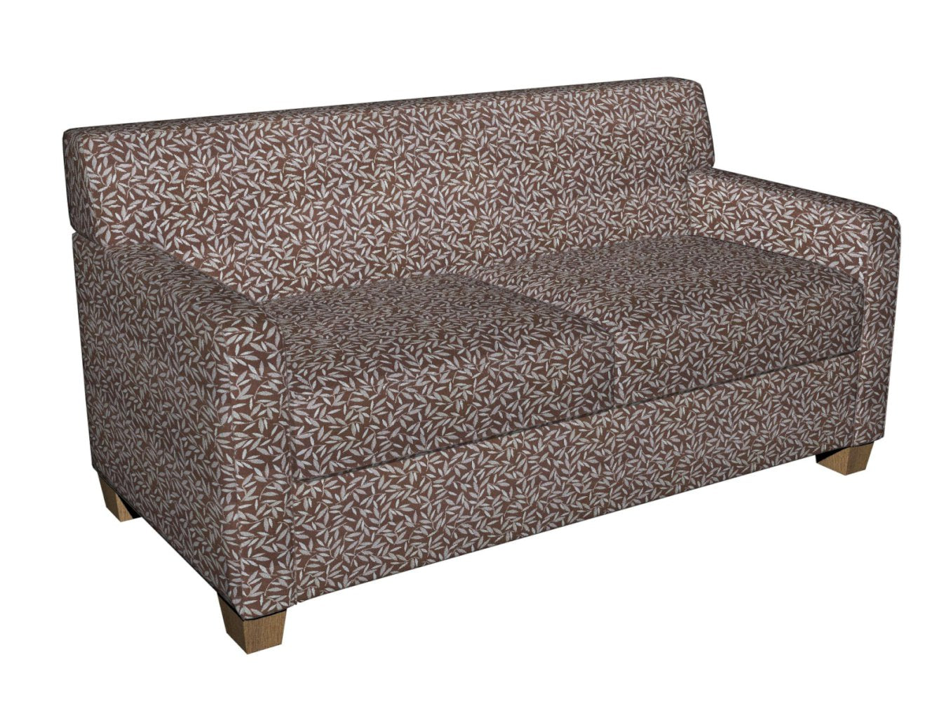 5207 Leaves Capri Brown Charlotte Fabrics
