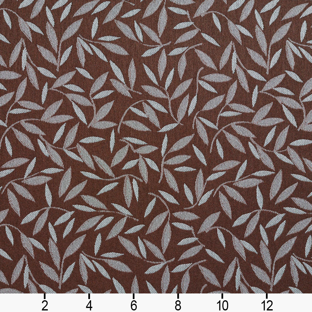 5207 Leaves Capri Brown Charlotte Fabrics