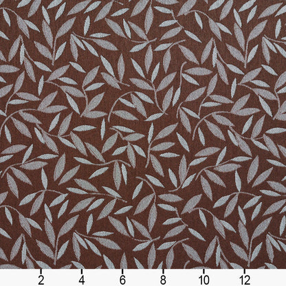 5207 Leaves Capri Brown Charlotte Fabrics