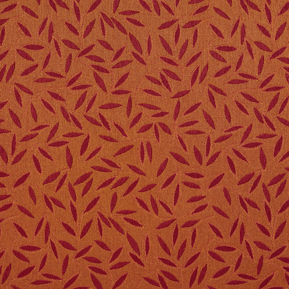 5208 Leaves Henna Orange & Rust Charlotte Fabrics
