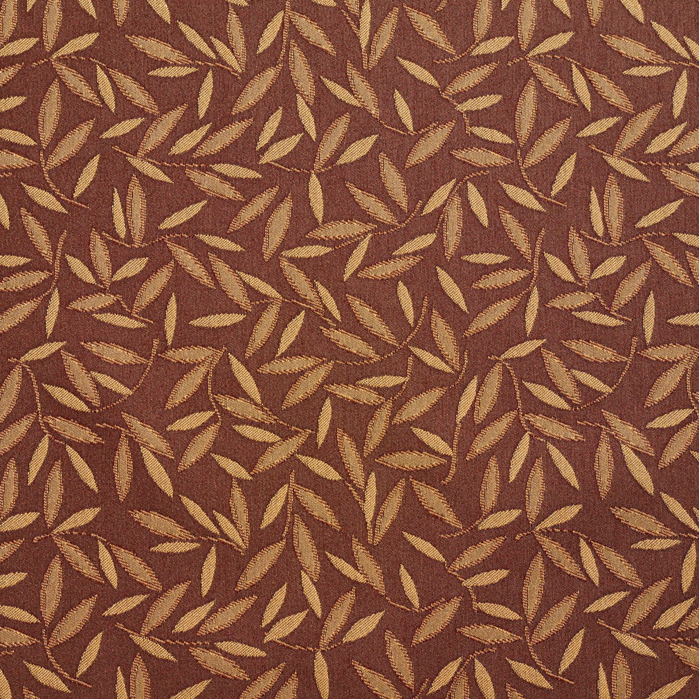 5209 Leaves Chestnut Brown Charlotte Fabrics