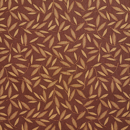 5209 Leaves Chestnut Brown Charlotte Fabrics
