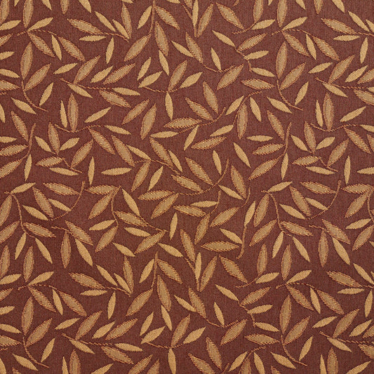 5209 Leaves Chestnut Brown Charlotte Fabrics