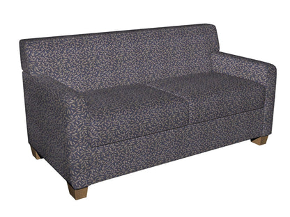 5210 Leaves Baltic Blue Charlotte Fabrics
