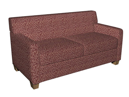 5211 Leaves Brandy Red & Burgundy Charlotte Fabrics