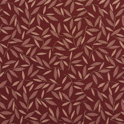 5211 Leaves Brandy Red & Burgundy Charlotte Fabrics