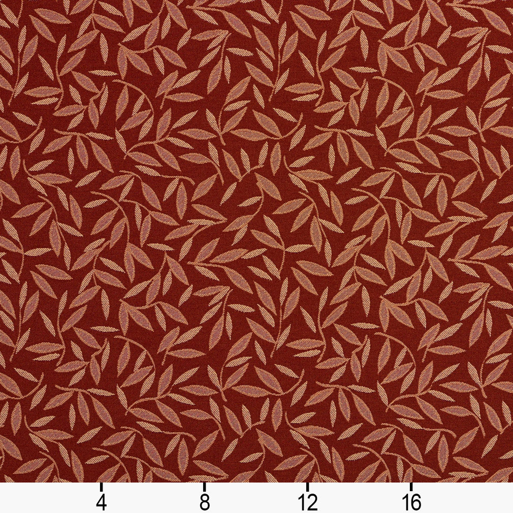 5213 Leaves Adobe Orange & Rust Charlotte Fabrics