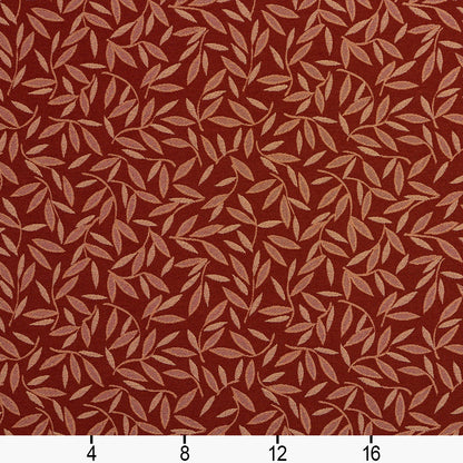 5213 Leaves Adobe Orange & Rust Charlotte Fabrics