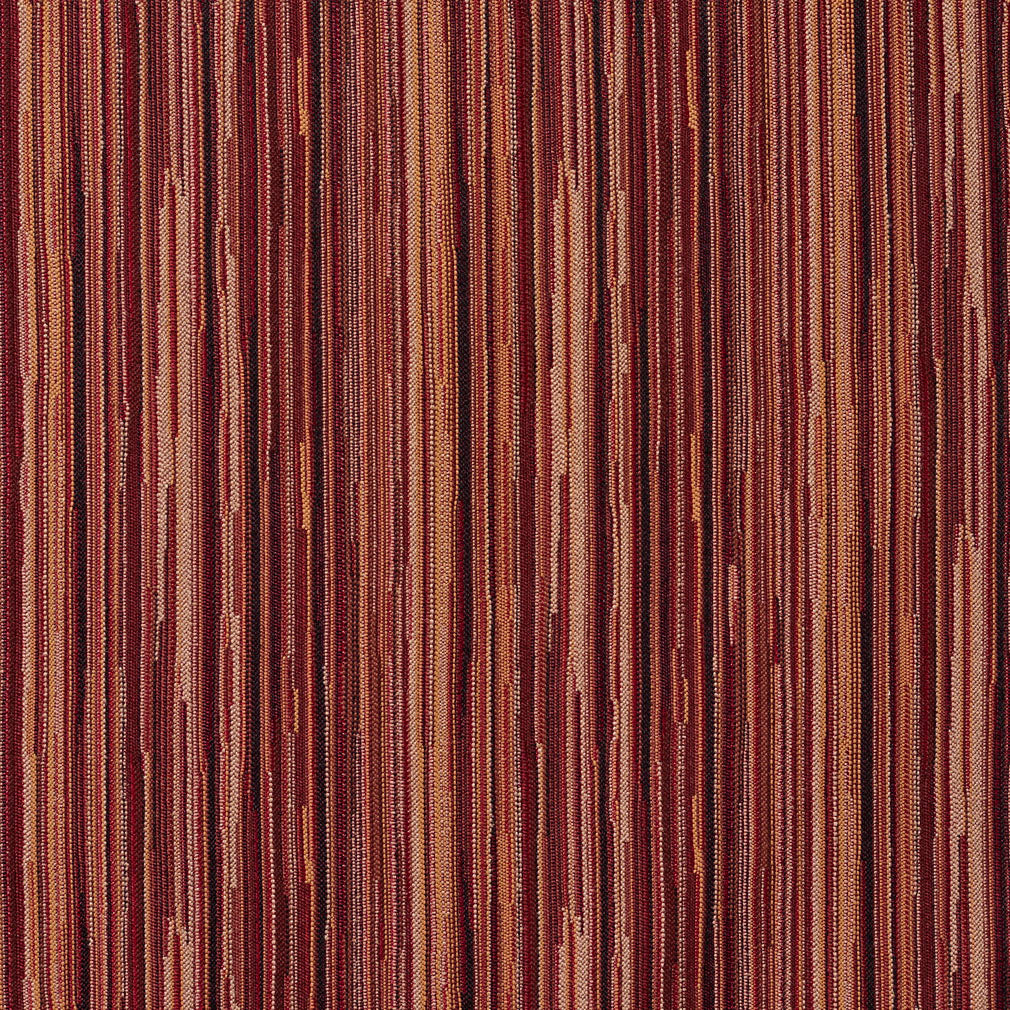 5224 Small Scale,Stripe Redwood Red & Burgundy Charlotte Fabrics