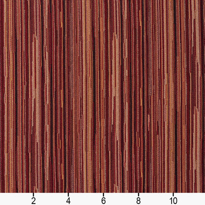 5224 Small Scale,Stripe Redwood Red & Burgundy Charlotte Fabrics