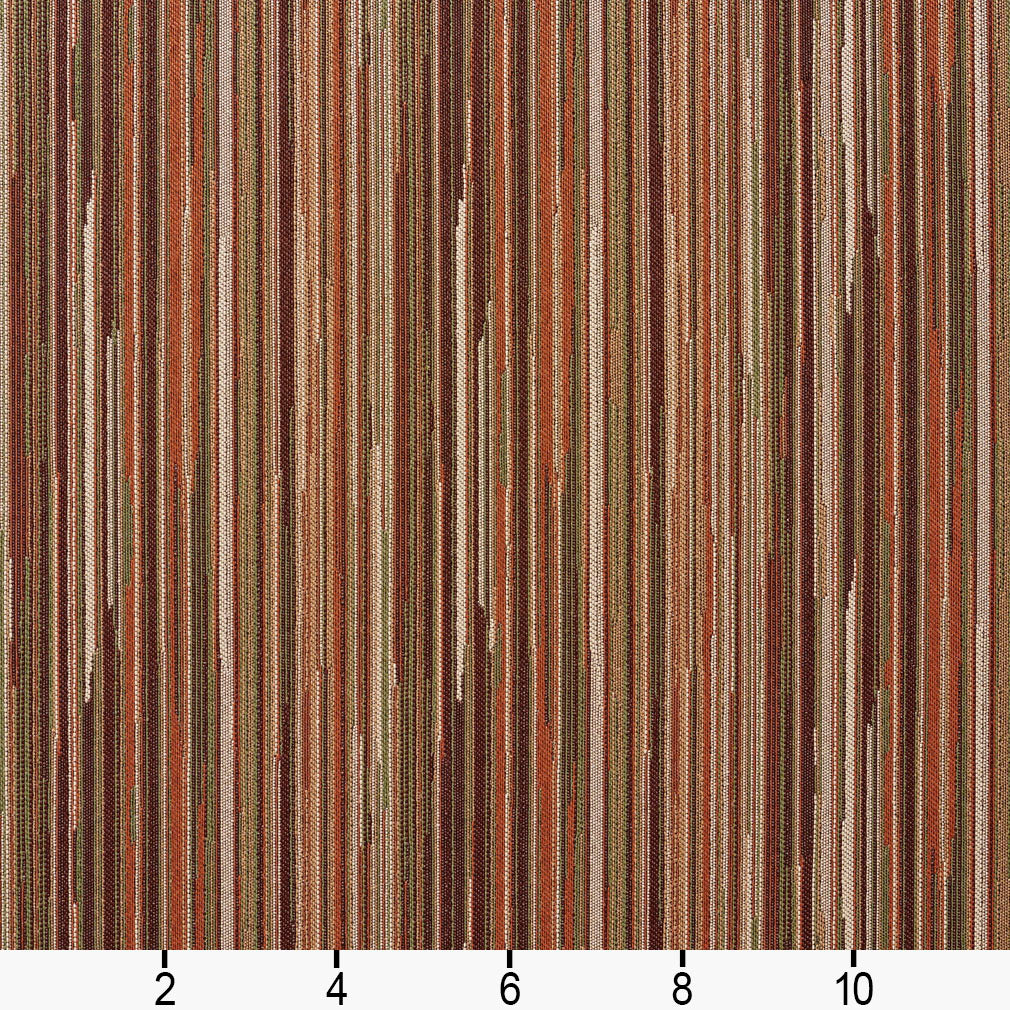 5227 Small Scale,Stripe Tamarack Brown Charlotte Fabrics