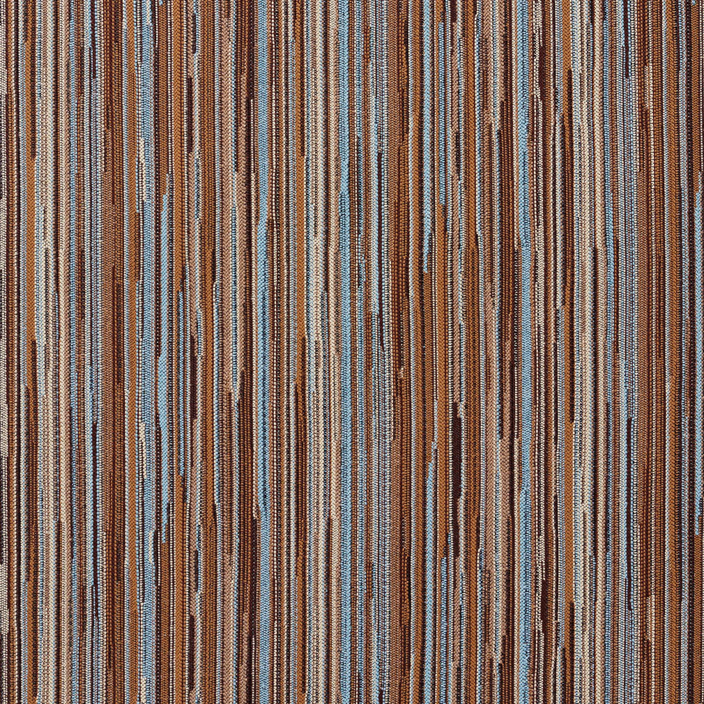 5228 Small Scale,Stripe Aqua Aqua & Teal,Brown Charlotte Fabrics
