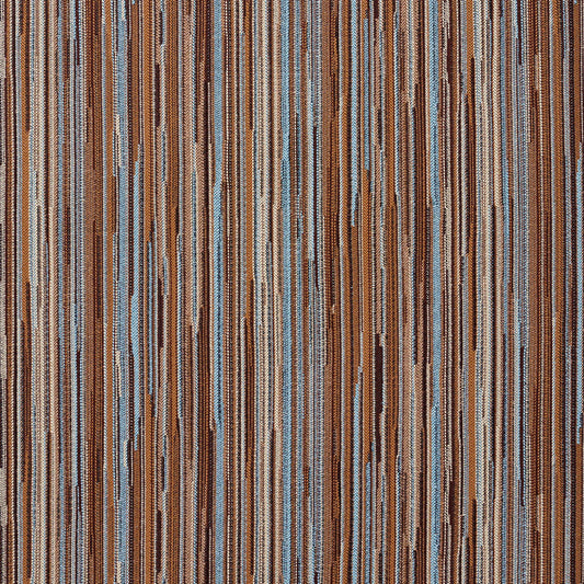 5228 Small Scale,Stripe Aqua Aqua & Teal,Brown Charlotte Fabrics