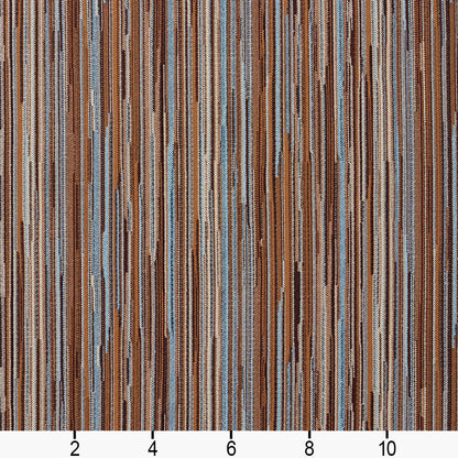 5228 Small Scale,Stripe Aqua Aqua & Teal,Brown Charlotte Fabrics
