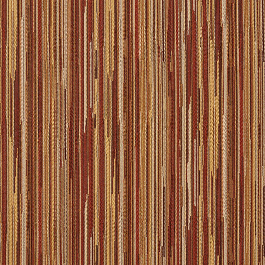 5233 Small Scale,Stripe Harvest Brown Charlotte Fabrics