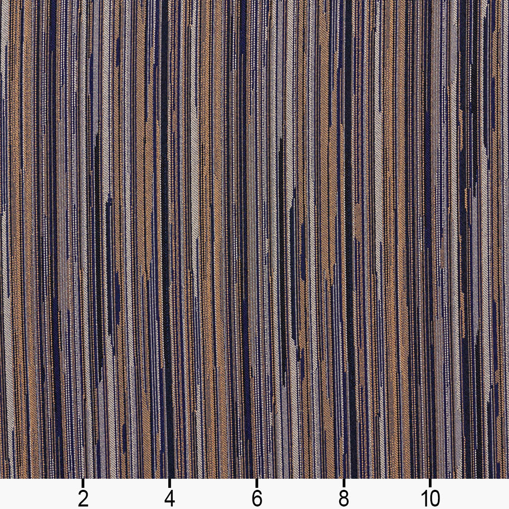 5234 Small Scale,Stripe Azure Black,Blue Charlotte Fabrics