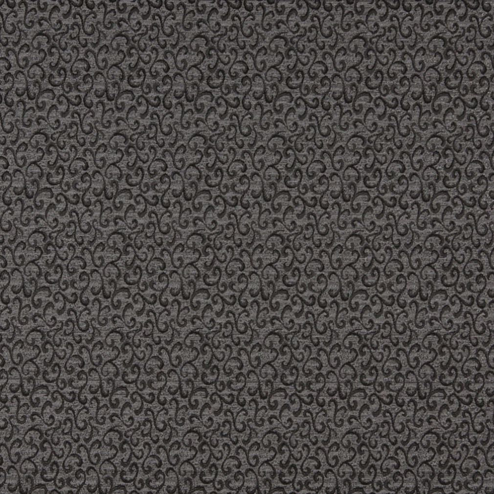 5246 Small Scale Onyx Black,Grey & Silver Charlotte Fabrics