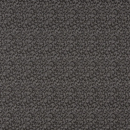 5246 Small Scale Onyx Black,Grey & Silver Charlotte Fabrics