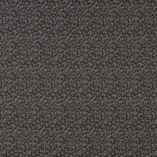 5246 Small Scale Onyx Black,Grey & Silver Charlotte Fabrics