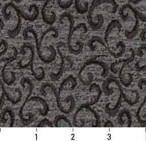 5246 Small Scale Onyx Black,Grey & Silver Charlotte Fabrics