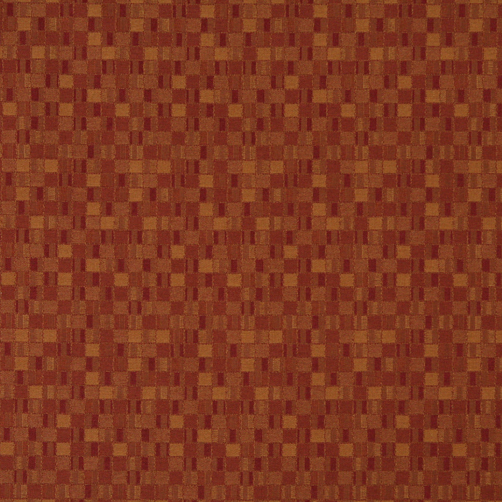 5256 Abstract & Geometric,Small Scale Brick Orange & Rust Charlotte Fabrics