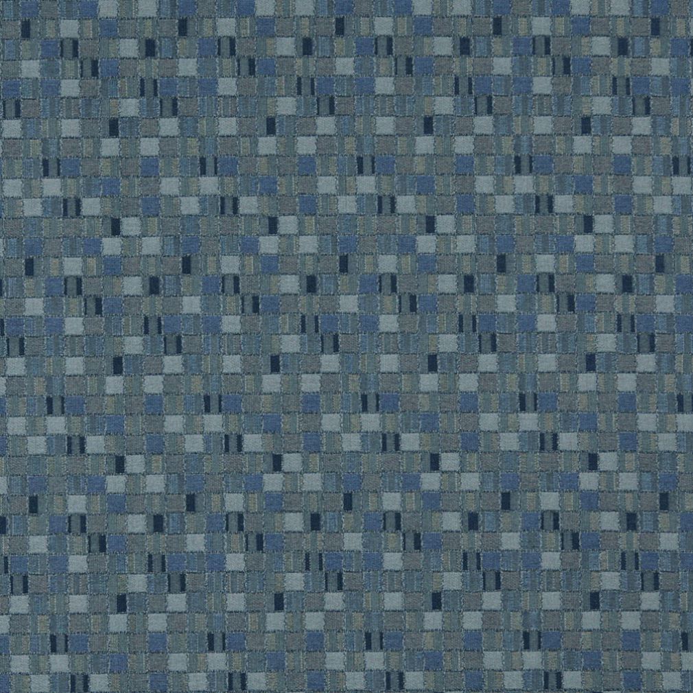 5261 Abstract & Geometric,Small Scale Denim Blue Charlotte Fabrics
